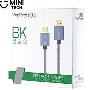 کابل DP 8K وگیگ 1.5 متری مدل V-Z620