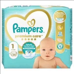 پوشک بچه ضد حساسیت پمپرز سایز 1 بسته 26 عددی