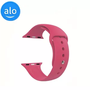 بند اپل واچ سیلیکونی سایز 42/44/45/49 صورتی پر رنگ