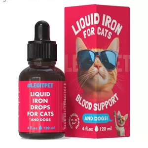 قطره آهن مایع سگ و گربه | مکمل انرژی، خون‌سازی و ویتامین B کمپلکس (Liquid IronB12)