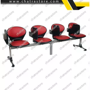 صندلی دسته تحصیلی چهار نفره NM112 برند شفق- بدون تشک