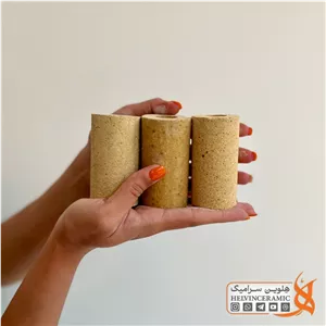 پایه نسوز استوانه‌ای قطر 4cm ارتفاع 8cm