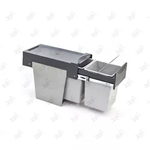 سطل زباله دوقلو 24 لیتری آدلان مدل هایلو A809