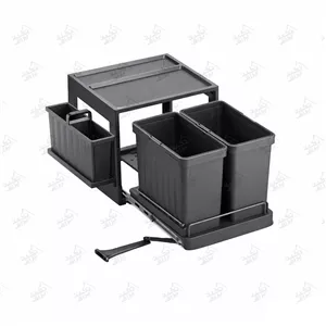 سطل زباله کابینت دوتایی 52 لیتری ملونی مدل 9251