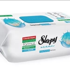 دستمال سطوح همه کاره تمیزکننده اسلیپی رایحه اقیانوس بسته 100 عددی