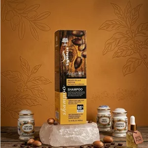 شامپو ضد ریزش و تقویت کننده لایتنس مدل فاقد سولفات دارای روغن آرگان و پروتئین حجم 900 میلی لیتر