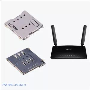 کانکتور سیمکارت مودم تی پی لینک TP-LINK ARCHER MR400 (میکرو سیمکارت)