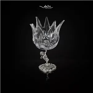 شمعدان تکی نقره فرشته مدرن