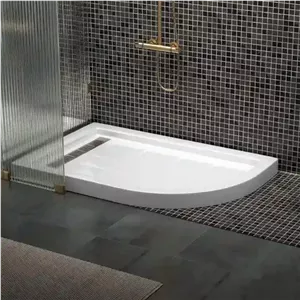 زیردوشی گرد باداب 120*80