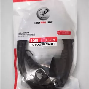 کابل برق کامپیوتر 1.5 متری XP-ORANGE | ایمن، ضخیم و بادوام