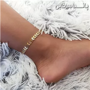 پابند زنانه گندمی استیل رنگ ثابت
