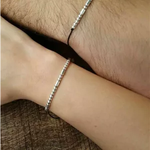 دستبند ست کد مورس دوستت دارم دو عددی اگه کلمه دیگه ای خواستید کافیه داخل یادداشت های سفارش بنویسید