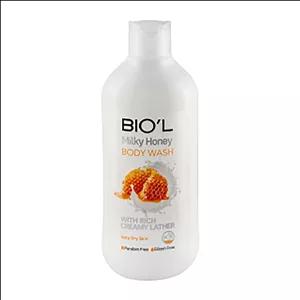 شامپو بدن کرمی بیول مدل Milky Honey مناسب پوست خشک حجم 400 میلی لیتر
