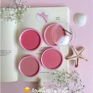 رژگونه پودری مهرونا مات حجم ۱۵ گرم رنگدهی طبیعی و ماندگار رنگ ۱۱ تا ۱۴