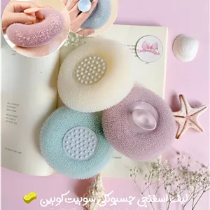 لیف حمام لایه بردار اسفنجی چسبونکی سوییت کویین ارسال رنگ رندوم