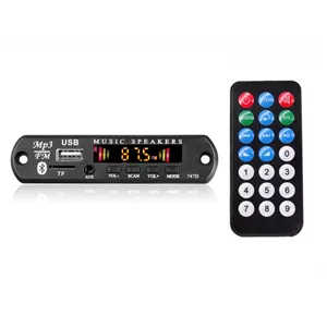 پخش کننده MP3 PLAYER 747D پنلی بلوتوثی 5V اکولایزردار مدل V20