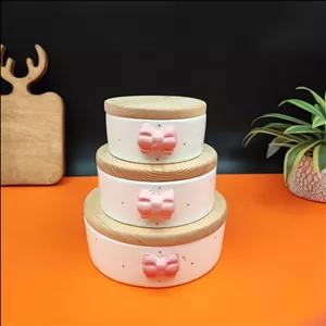 کندی سه سایزی طرح پاپیون