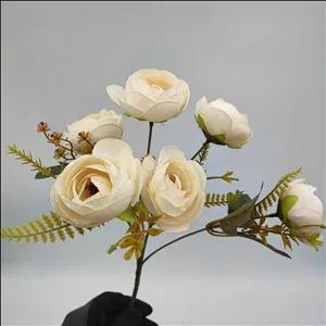 گل نسترن کرم 6شاخه وارداتی