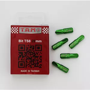 نوک پیچ گوشتی 2 و نیم سانت هواپیمایی سبز TS8-25mmL  تایوانی برند TAM