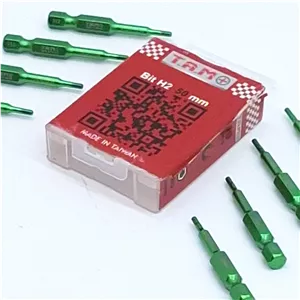 نوک پیچ گوشتی آلنی 5 سانت سبز  H2.5-50mmL  تایوانی برند TAM