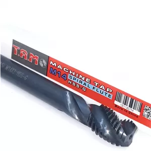 قلاویز ماشینی مارپیچ آلیاژ M2 سایز 14 برند TAM