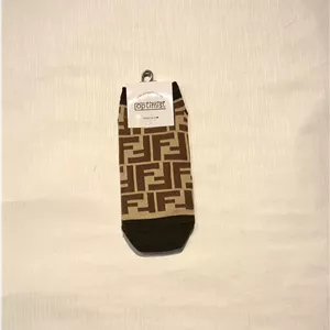 جوراب مچی زنانه برند Optimist طرح فندی