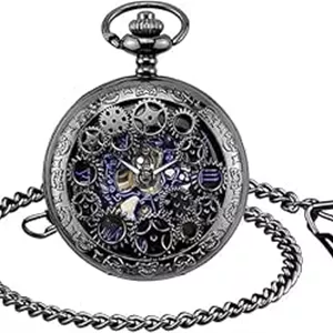 ساعت جیبی مکانیکی استیم‌پانک Tazweeq با طراحی فانتزی