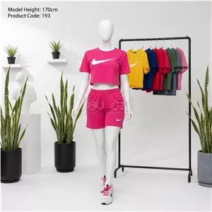 ست کراپ و شورتک طرح نایک (Nike)