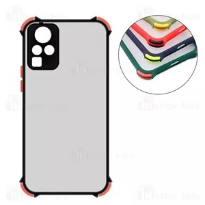 قاب مات ضد ضربه اینفینیکس Infinix Zero X / Zero X Pro Shockproof Hybrid Matte Back Case