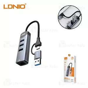 هاب 4 پورت تایپ سی الدینیو LDNIO DS-144UC