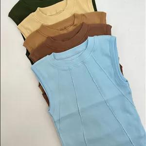 تاپ کبریتی بیسیک زنانه طرح خط اتو کد 1055