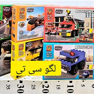 بازی فکری لگو سی تی بنار تویز ماشین های راهسازی و جنگی