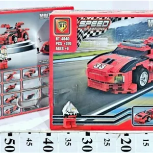 بازی فکری لگو ماشین ۳۰ مدل جعبه قرمز  ۳۷۰ قطعه