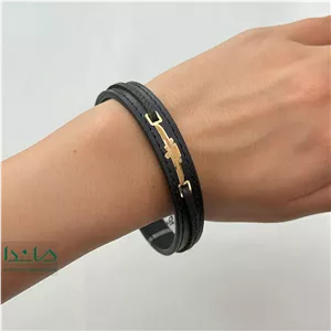 دستبند چرم فروهر کد 01