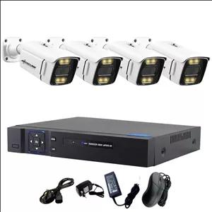 سیستم امنیتی کامل دوربین مداربسته مدلAHD - PACKAGE WARM 04 AXESSLINK مجموعه 4 عددی