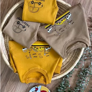بلوز و شلوار پسرانه طرح ماشین