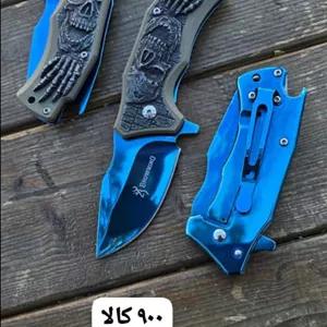 چاقو برونینگ سنگین طرح اسکلت برجسته