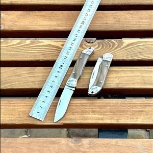 چاقو جیبی جراحی دسته کهربا تیغه استیل در حد تیغ تیز سایز ۱۶ سانت