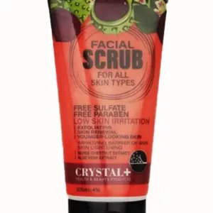 اسکراب صورت 200 میل مناسب انواع پوست(نارنجی) کریستال