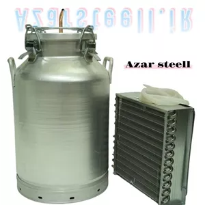 دستگاه تقطیر گلابگیر و عرق گیری برقی فن دار ۵۵ لیتری کندانسور استیل