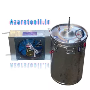 دیگ مخزن استیل تک مناسب تقطیر گلابگیری و عرقگیری