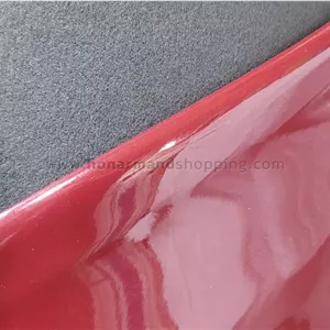 چرم مصنوعی ورنی طرح ساده رنگ زرشکی ابعاد 100x140 سانت 
