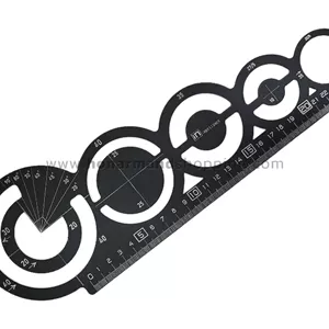 شابلون دایره خط کش مدل IN-250