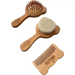 ست شانه و برس عروسکی کودک چیکو مجموعه 3 عددی