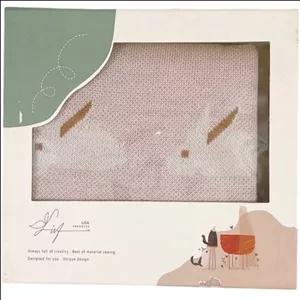 پتو بافت کلاهدار نوزادی لیزا Lisa طرح خرگوش