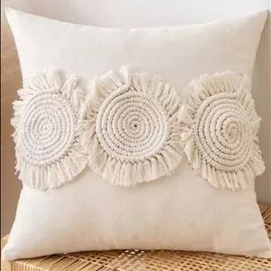 کوسن مکرومه مدل دایره