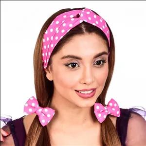 هدبند گره ای خال خالی - کد 251100