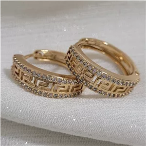گوشواره حلقه‌ای زنانه و دخترانه طرح طلا برند YSX در ۸ مدل شیک و ترند