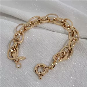 دستبند طرح طلای زنانه،مدل زنجیری،کارتیر،در10مدل شیک،برند مطرح دریم💍 