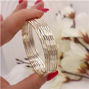 النگو دو رنگ زنانه، مدل باریک، رنگ ثابت،پنج سال دوام رنگ، در 2مدل کد1352💍
